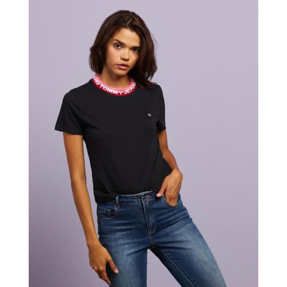 Tommy Jeans Branded Rib Tee TO554AA21EVU