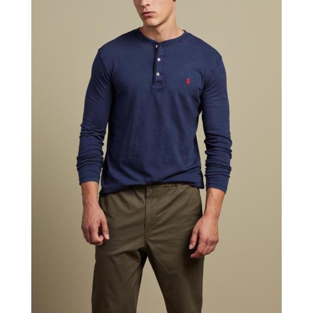 Polo Ralph Lauren Long Sleeve Henley T-Shirt PO951AA41WCO