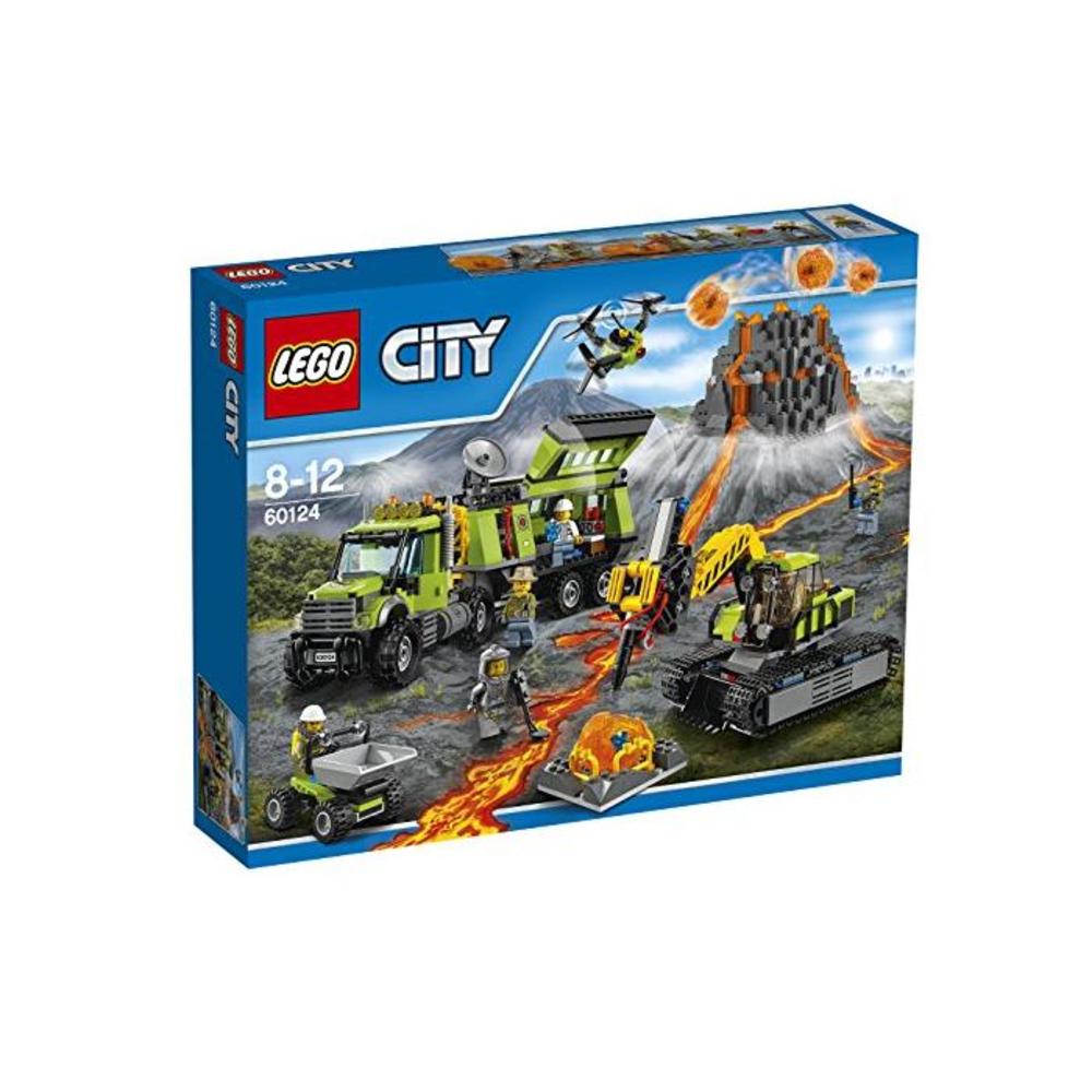 LEGO 레고 시티 Volcano Exploration Base 60124 Playset 토이 B01AC1APOC