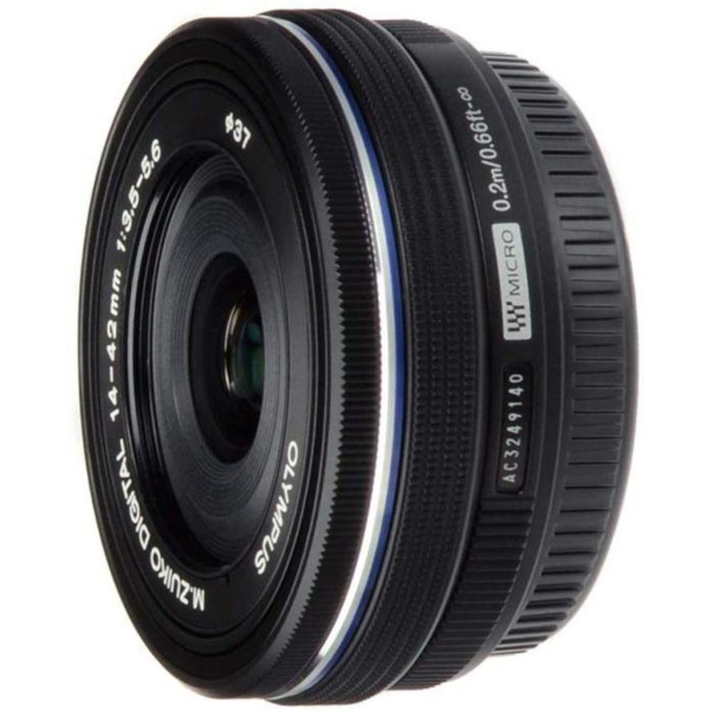 OLYMPUS V314070BU000 M.Zuiko Digital ED 14-42mm F3.5-5.6 EZ Lens (Black), 100 B00HWMOZEG