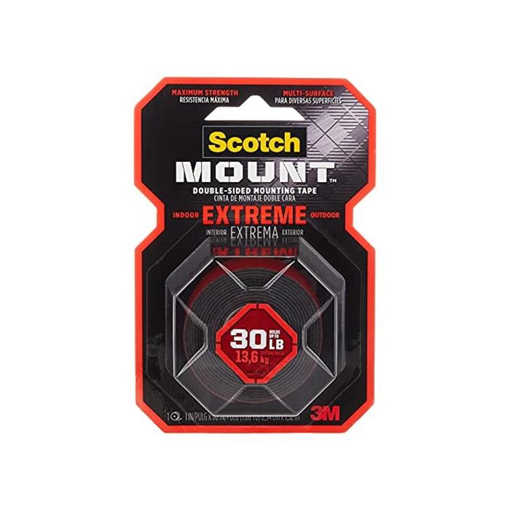 Scotch 414H Extremely Strong Mounting Tape 2.5cm x 1.5m, Black B005SRECEU