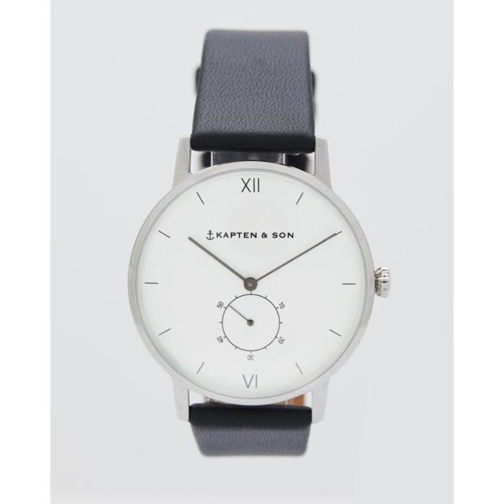 Kapten &amp; Son Heritage 40mm Leather Watch KA714AC16ZZB