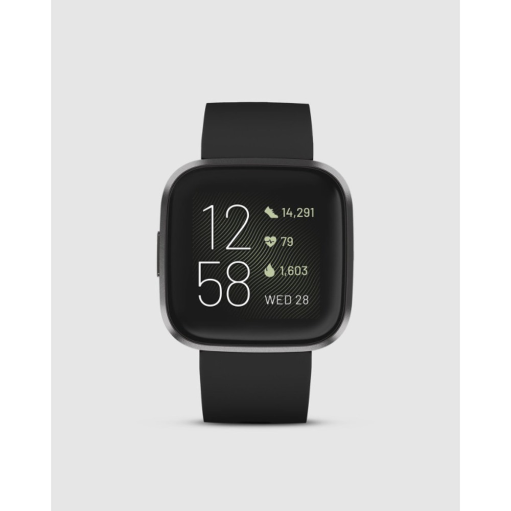 Fitbit Versa 2 Watch Black/Carbon FI552AC27FMI