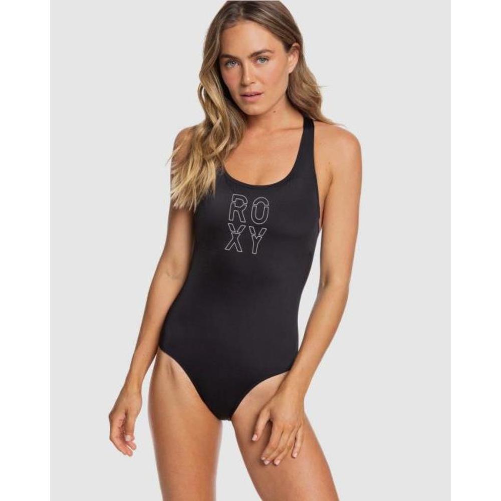 Roxy Womens Fitness One Piece Swimsuit RO024AA24WPB