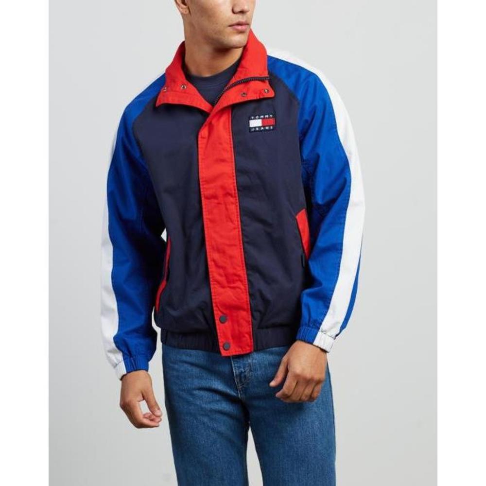 Tommy Jeans Badge Colour Block Jacket TO554AA46QNL