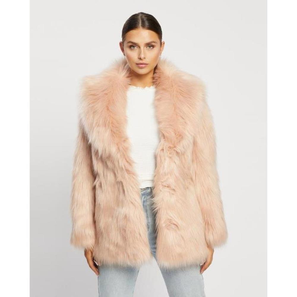 Unreal Fur Premium Rose Jacket UN688AA96RKL