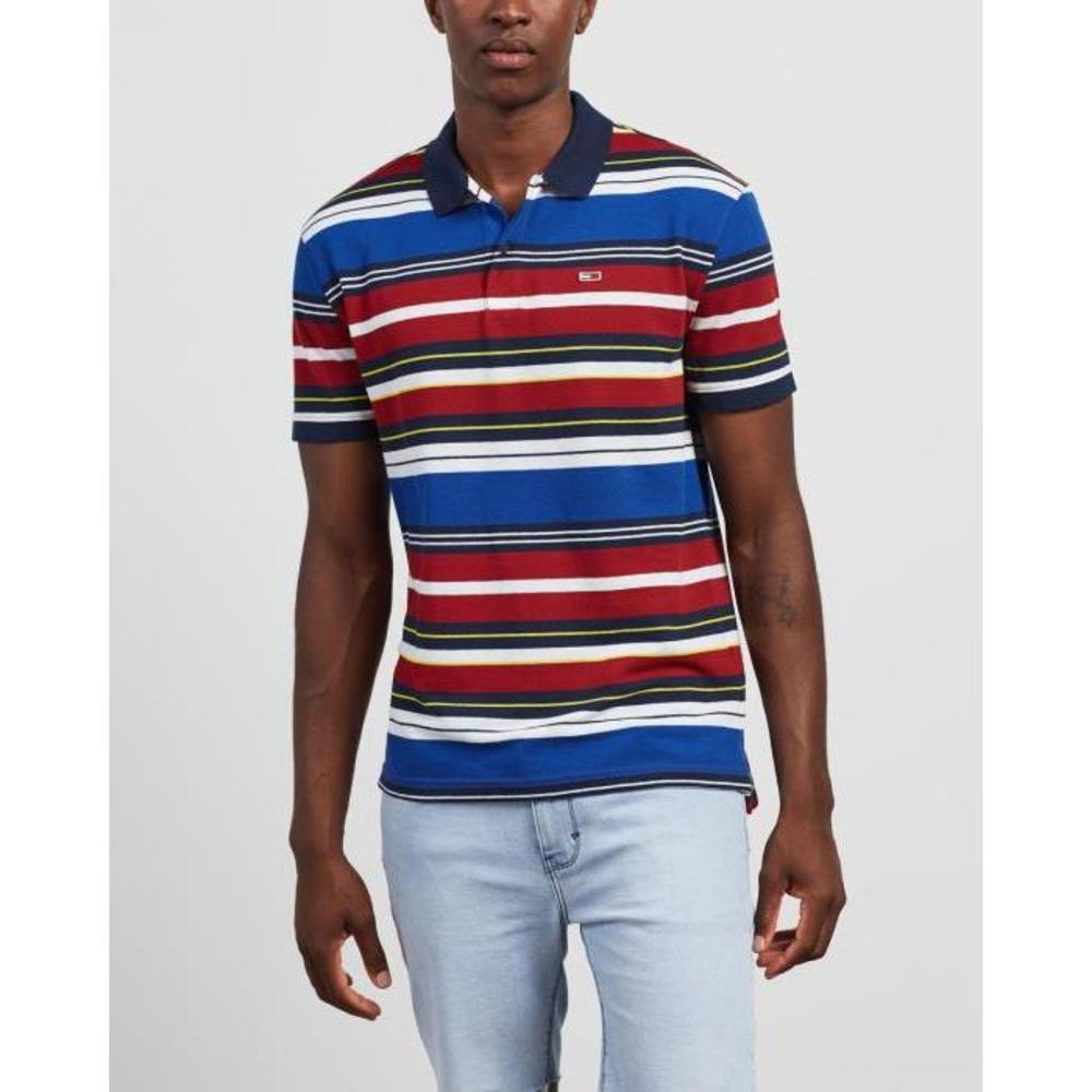Tommy Jeans Stripe Polo TO554AA92NYT