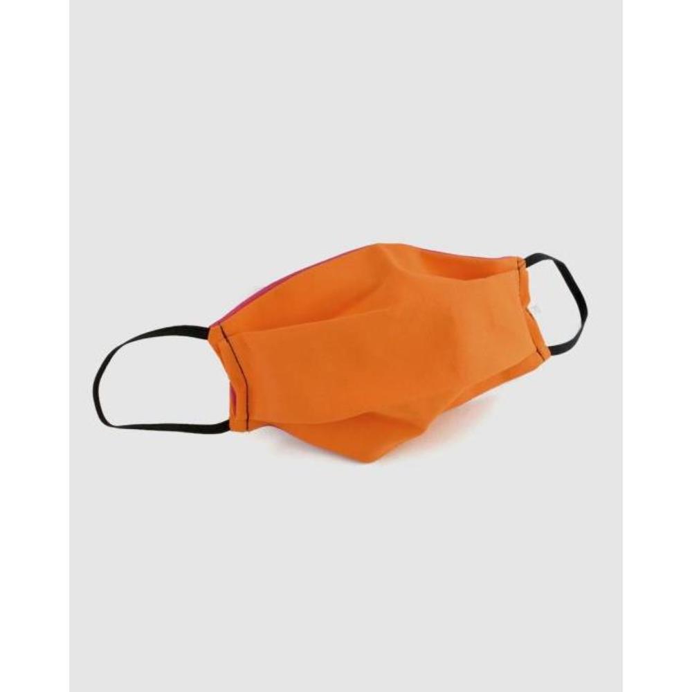Ford Millinery Orange Reversible Fabric Face Mask FO476AC21YHM