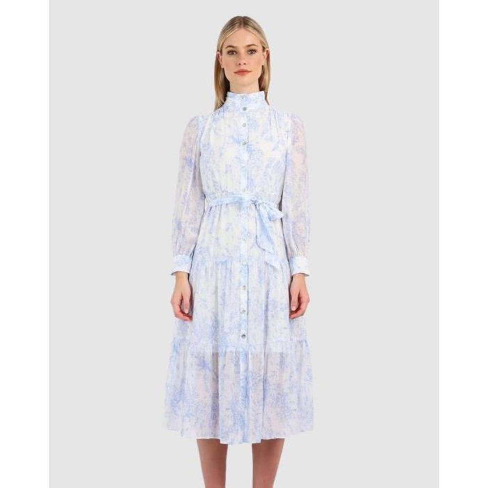Forcast Nelly Printed Shirt Dress FO571AA16UOP
