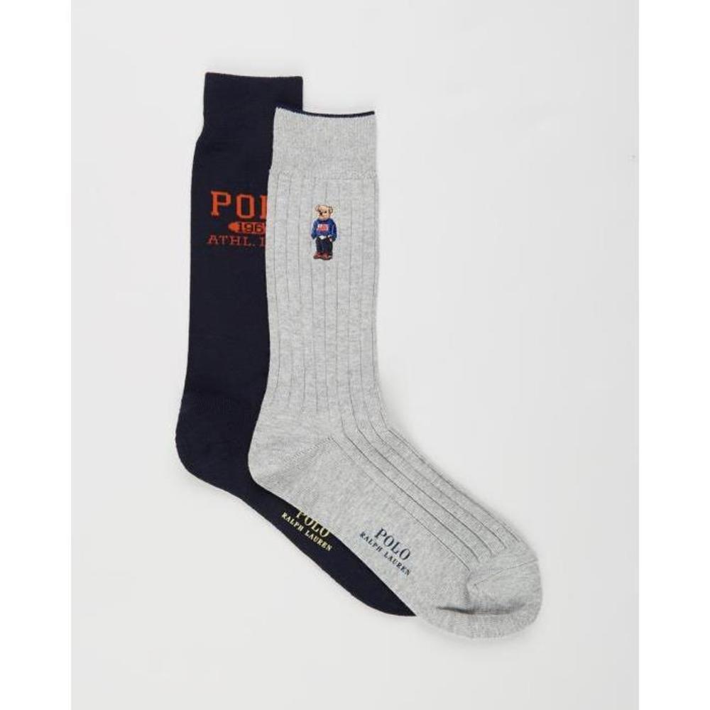 Polo Ralph Lauren ICONIC EXCLUSIVE - Crew Socks 2PK PO951AC85QPE