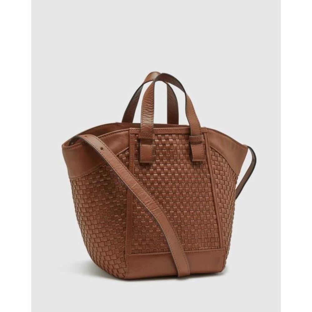 Oxford Orianne Woven Leather Bag OX617AC74KCR