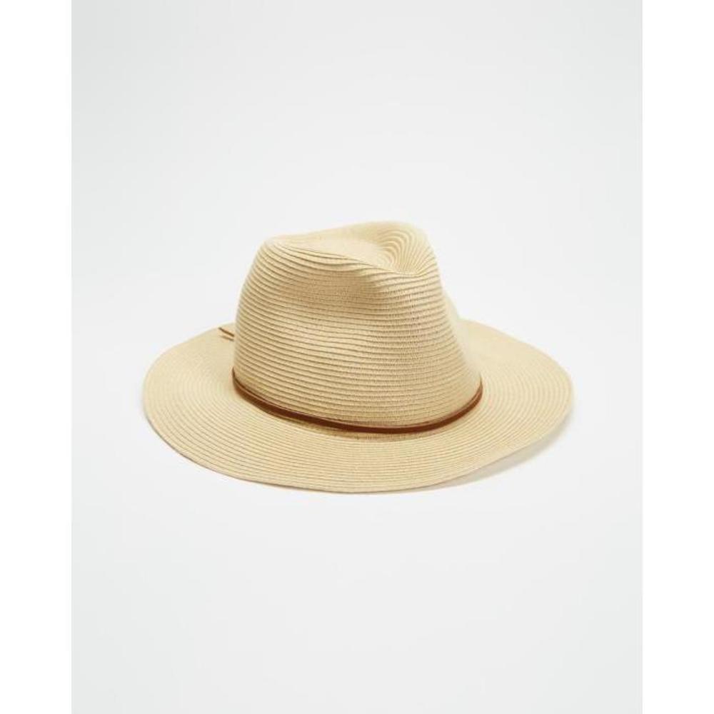 Brixton Wesley Straw Packable Fedora BR786AC02XKN