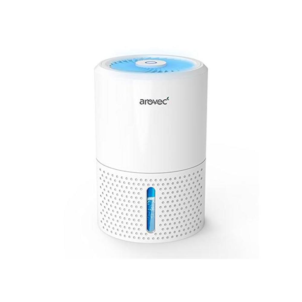 Arovec™ Air Dehumidifier, 900ml Water Tank, Portable &amp; Compact, Quiet Operation for Damp Air, Mould Moisture in Bedroom, Kitchen, Office, Wardrobe, Closet, Crawl Space and Caravan B07XWHBCWG