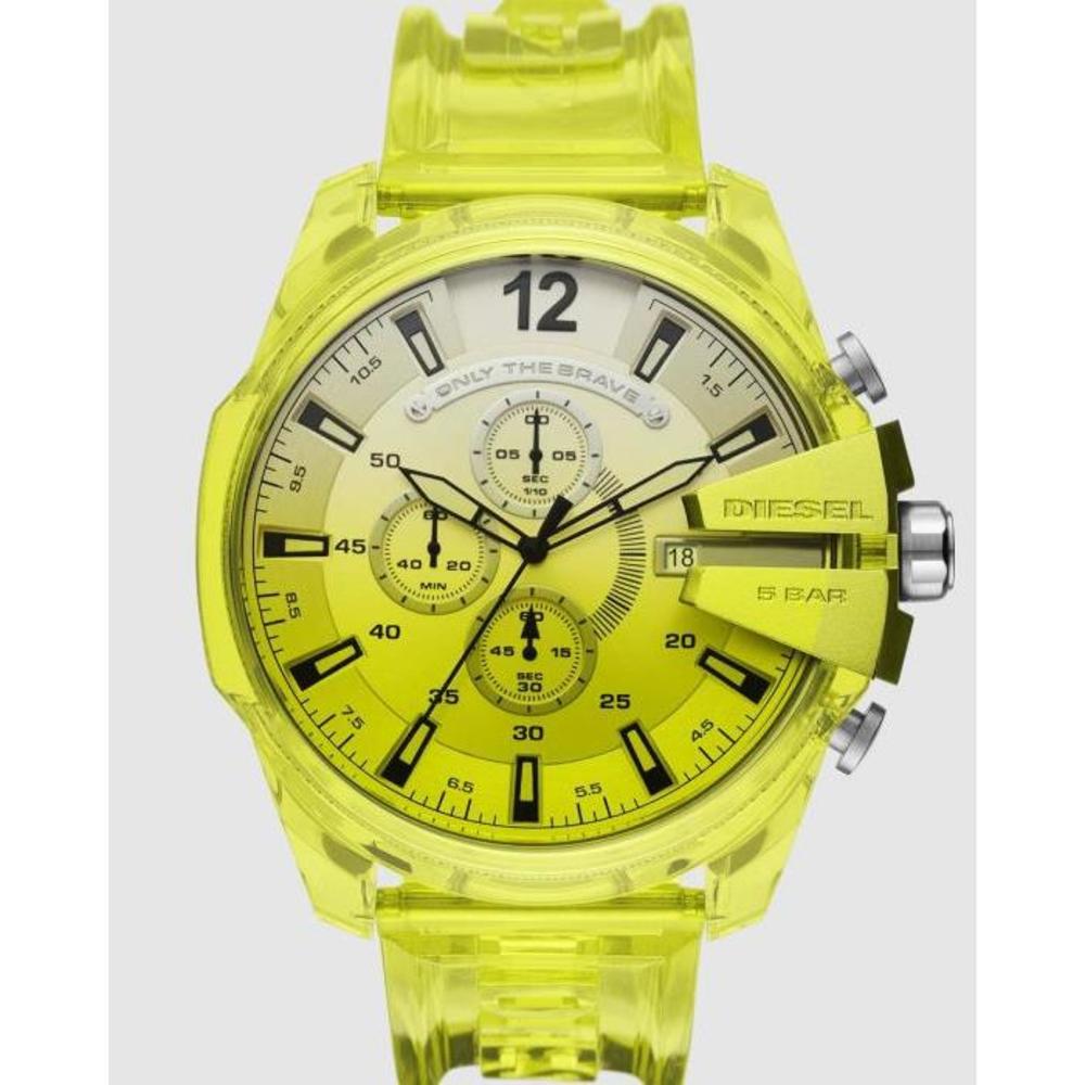 Diesel Mega Chief Yellow Chronograph Watch DZ4532 DI095AC73CBQ