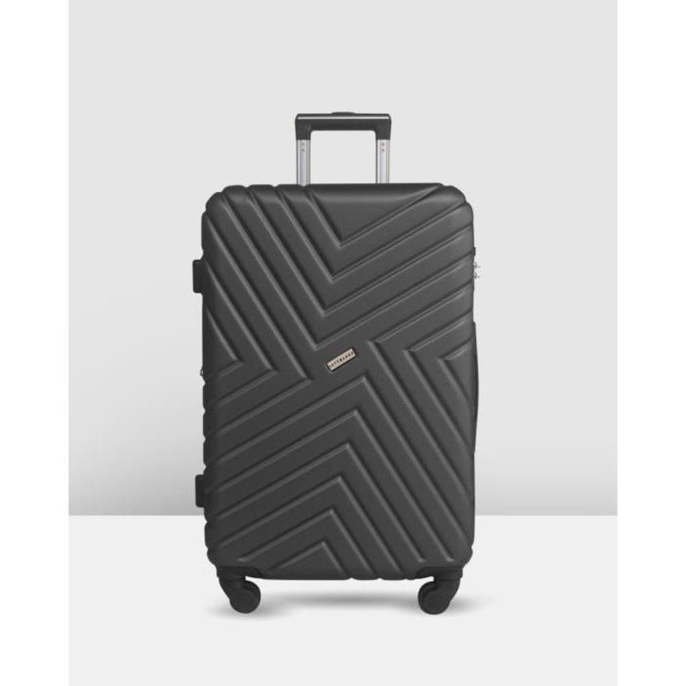 JETT BLACK Silver Maze Medium Suitcase JE237AC14UXP