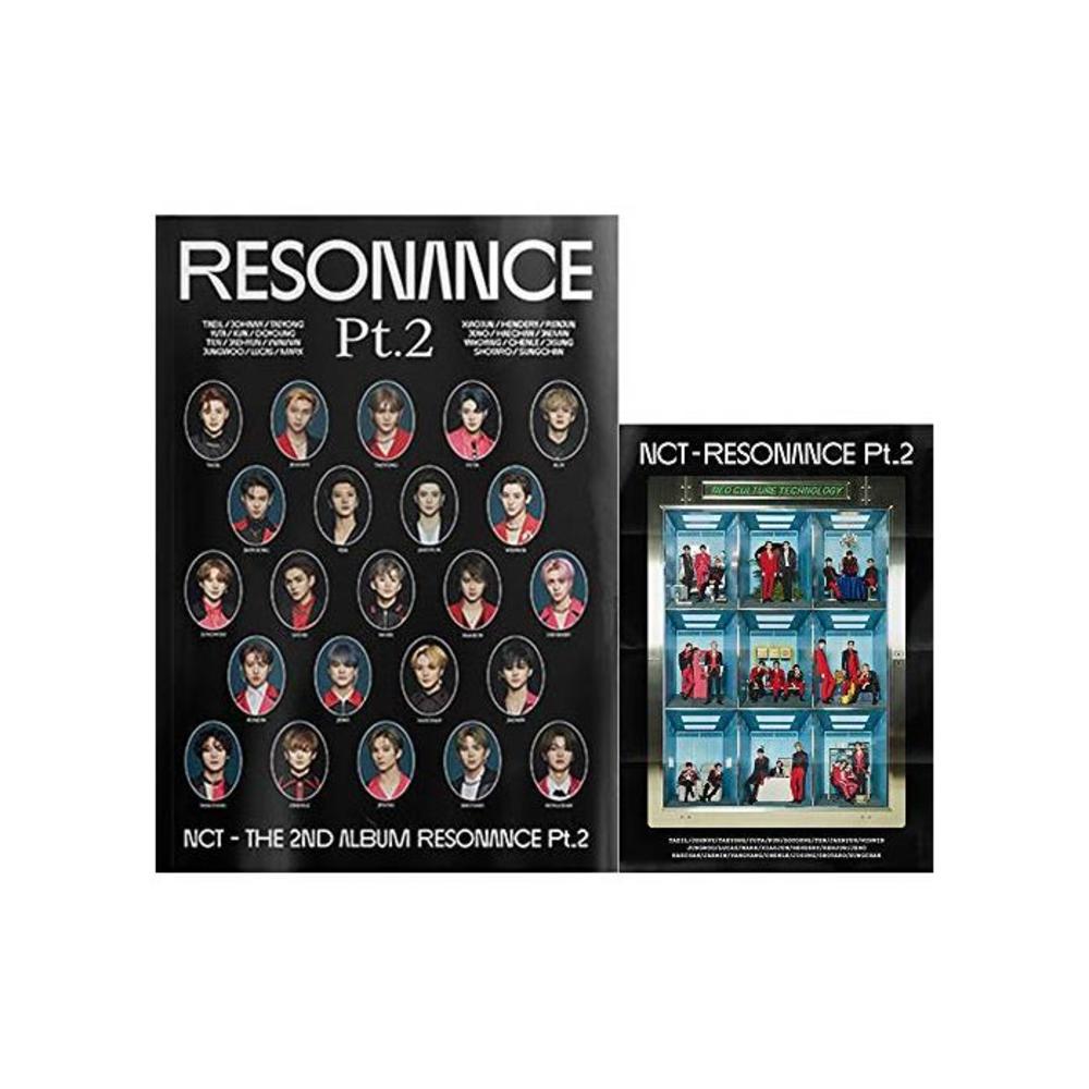 NCT 2020 The 2nd Album Resonance Pt. 2 Preorder (Arrival Version) CD+Folded Poster+Photo Book+Access Card+Photo Card+Sticker+(Extra 5 NCT Photocards) B08QGVPFMT