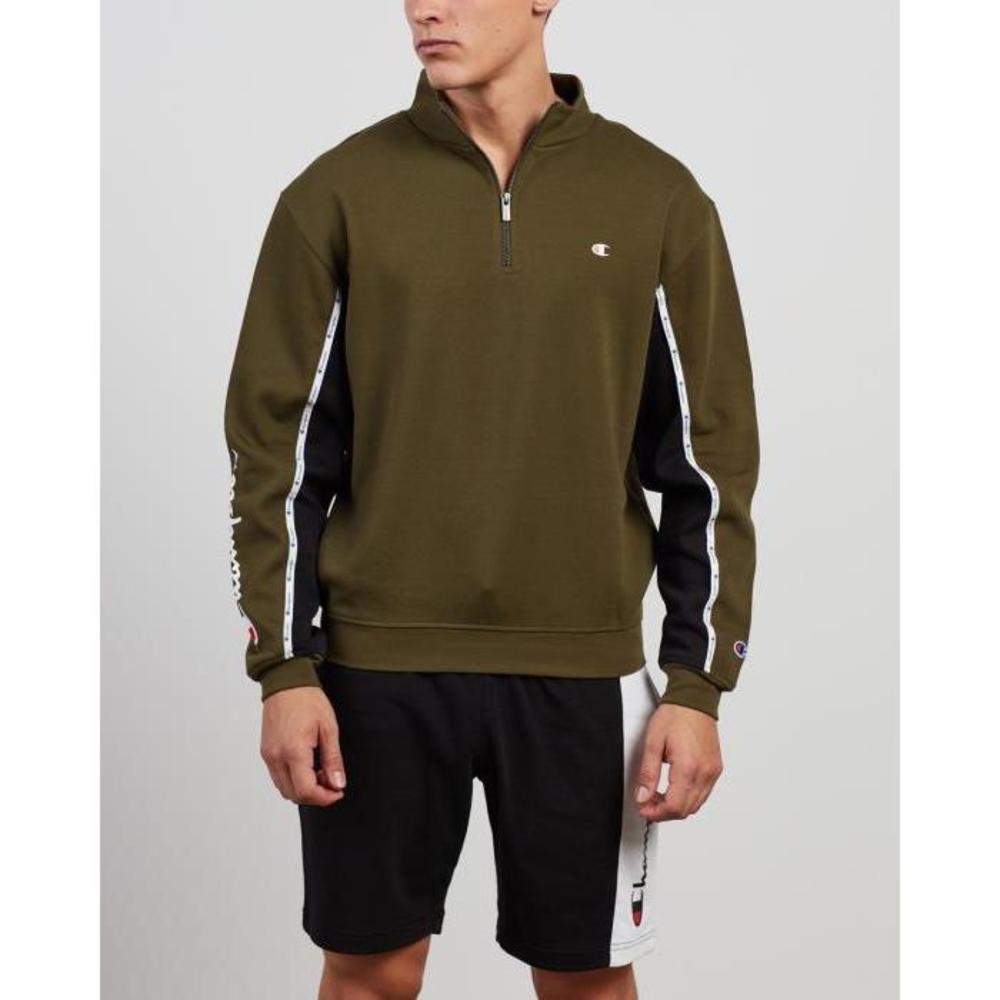 Champion Rochester Athletic Quarter Zip Pullover CH336SA67PNS