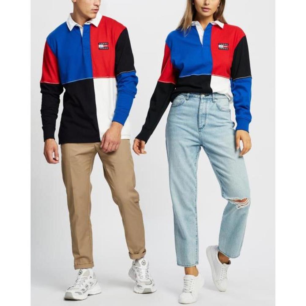 Tommy Jeans Flag Colour-Block Rugby - Unisex TO554AA53MBQ