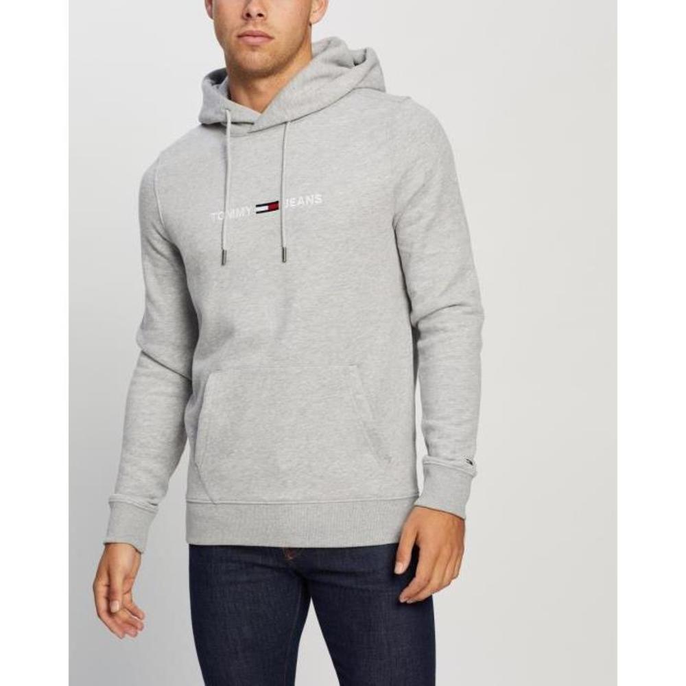 Tommy Jeans Straight Logo Hoodie TO554AA96VBN