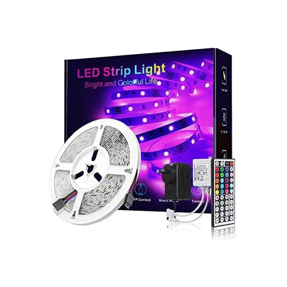 LED Light Strip 10m, LED Strip 32.8ft 300LEDs 5050SMD RGB LED Strip Lights with Remote Control and Power Supply for Bedroom, Kitchen, Cabinet B085M4ZHNY