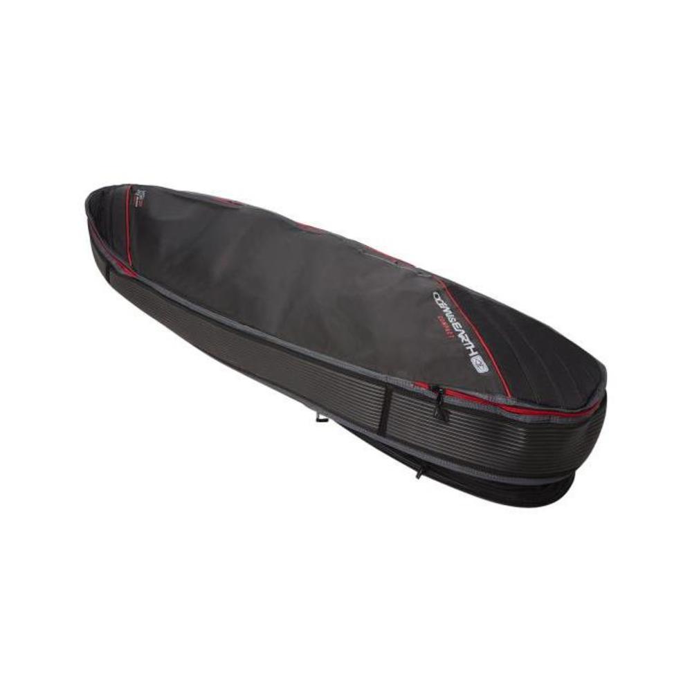 OCEAN AND EARTH 64 Triple Compact Shortboard Cover BLACK-RED-BOARDSPORTS-SURF-OCEAN-AND-EARTH-BOARDCO