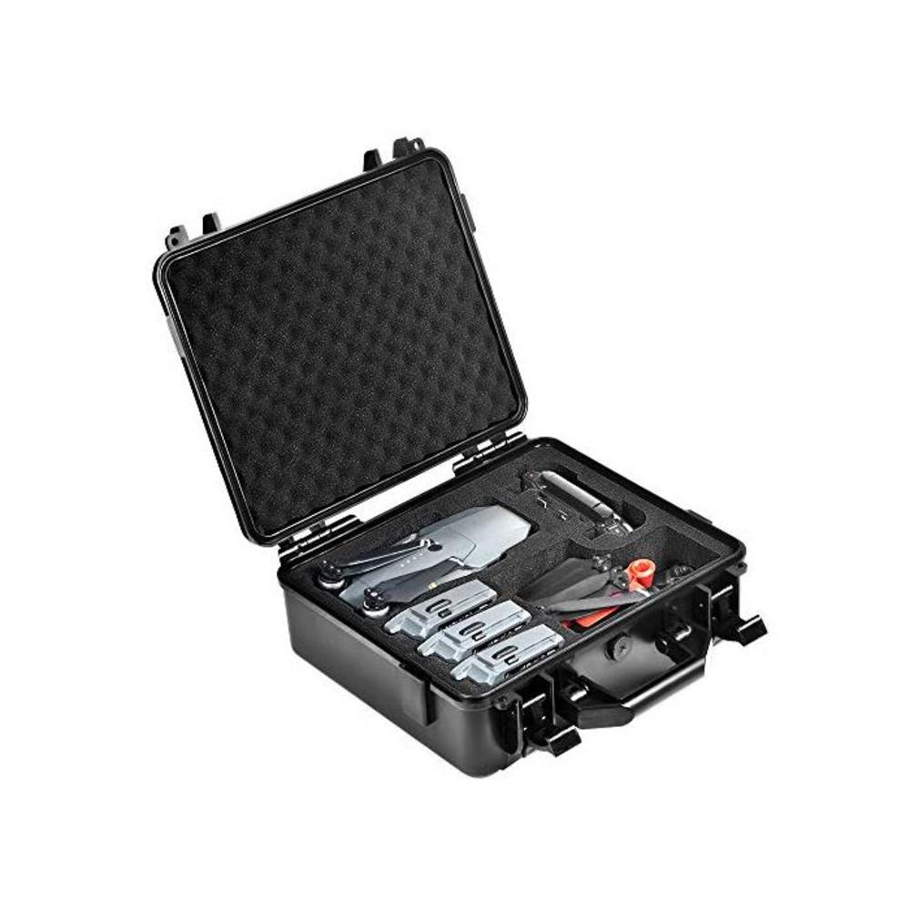 Lekufee Carrying Case for DJI Mavic Pro Platinum,Mavic Pro Hard Waterproof Case Can Hold 4 Batteries,Remote Controller and More Accessories（Not Fit for Mavic 2 Pro） B07YG68CTR