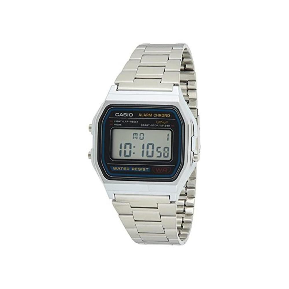 Casio A158WA-1 Silver Classic Retro Unisex Stainless Steel Digital Watch B000VGXK9G