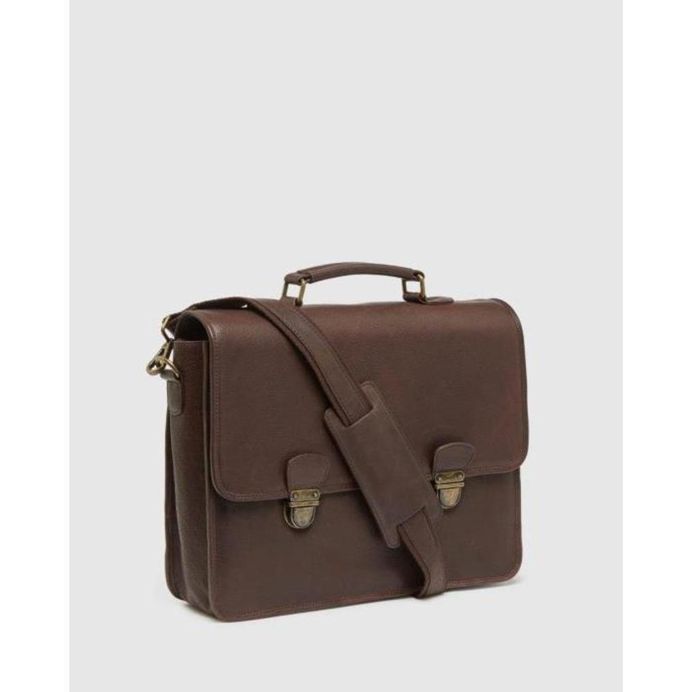 Oxford Tristian Leather Briefcase Bag OX617AC49WEG