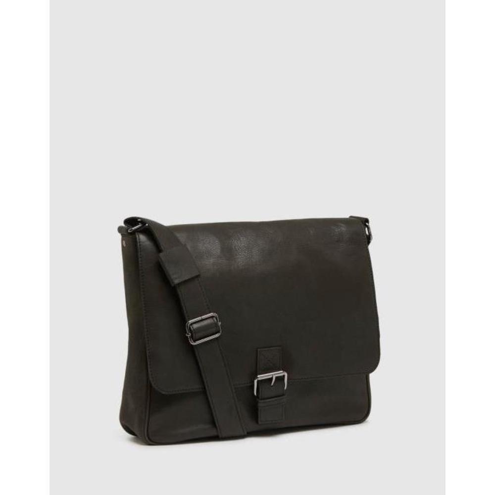 Oxford Emmett Leather Messenger Bag OX617AC47WYQ