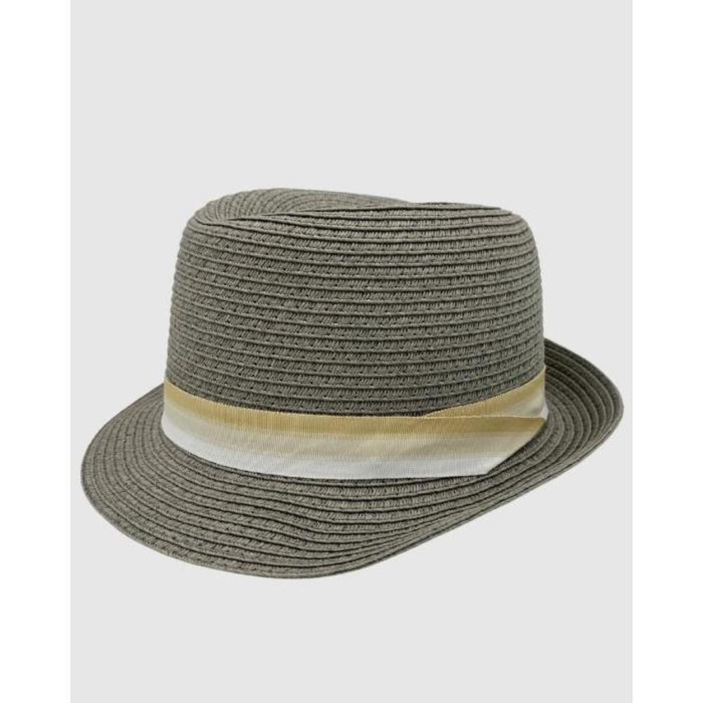 Jacaru 1832 Trilby Hat with Striped Ribbon JA409AC57FAS
