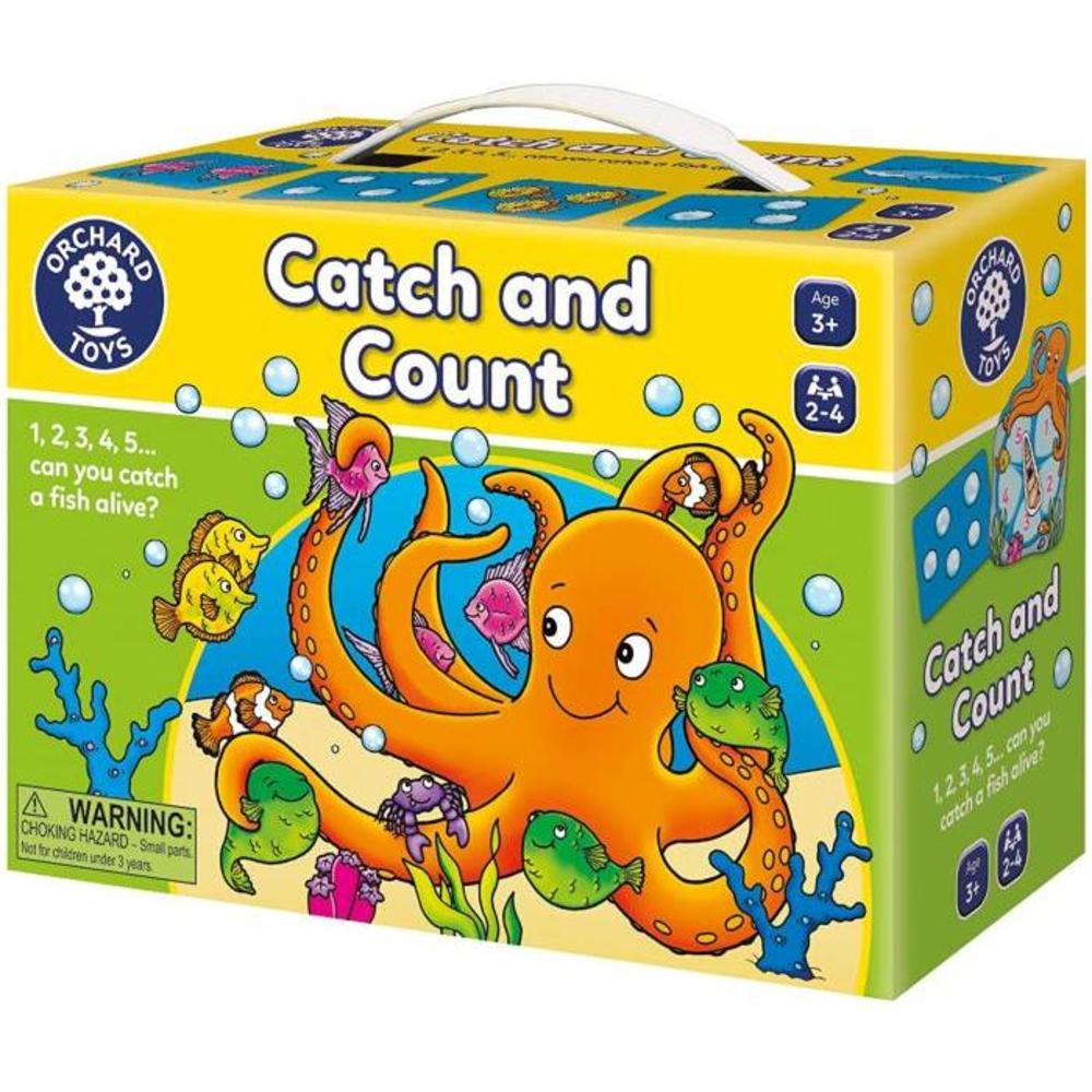 Orchard Toys Catch &amp; Count - Fun and Educational Counting Game, Perfect for Home Learning, Age 4+ - Perfect for Home Learning, Multi (00250) B07YQJFP4F