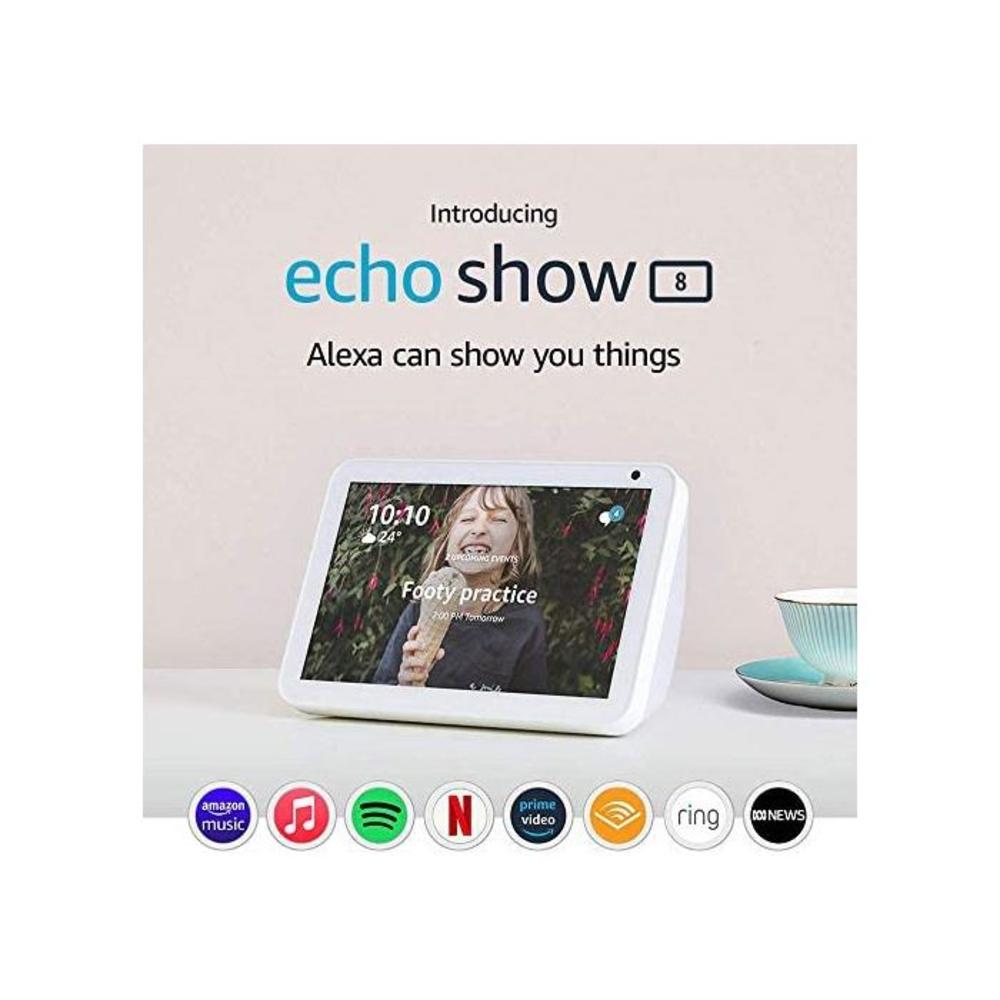Echo Show 8 (1st Gen) - HD 8 smart display with Alexa - Sandstone Fabric B07SH9J658