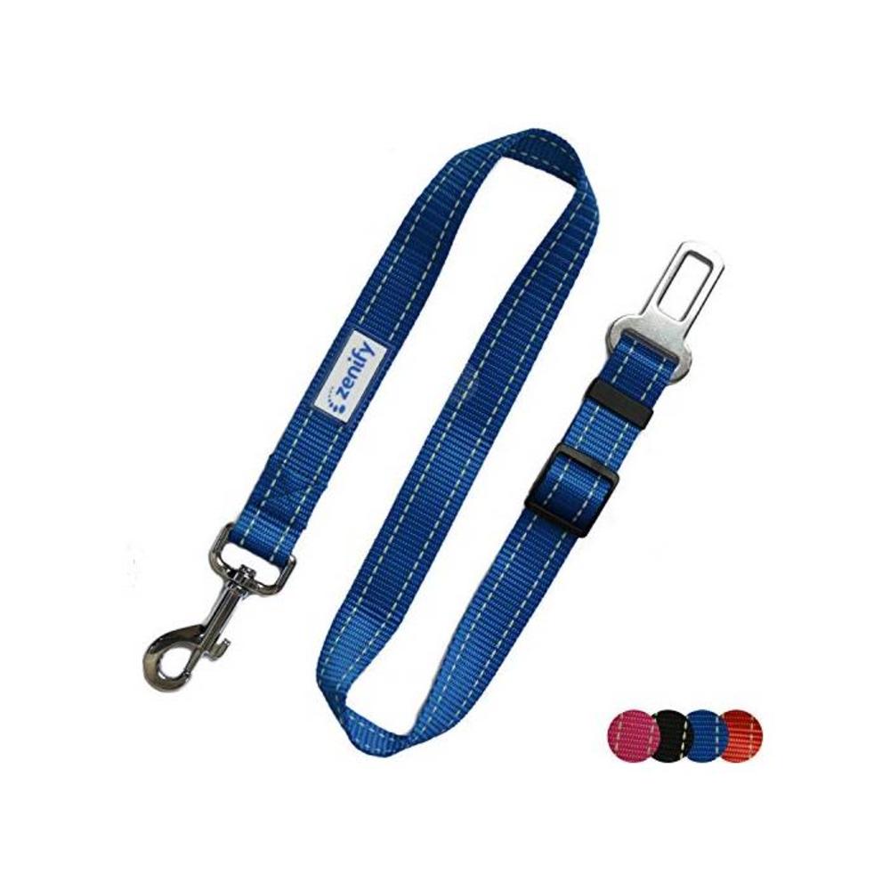 Zenify Dog Car Seat Belt Seatbelt Lead Puppy Harness - Heavy Duty Adjustable Carseat Clip Buckle Leash for Dogs Puppies Pets Travel - Pet Safe Collar Accessories Supplies Truck Saf B079XTRQGN