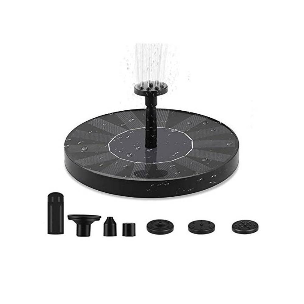 Solar Fountain Pump, Floating Solar Water Pump for Bird Bath, Water Feature for Garden, Pool or Pond. Simple to Use, No Batteries B08TMX7RVJ