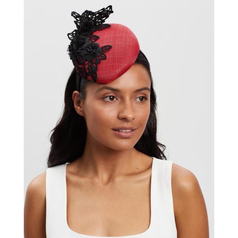 Fillies Collection Pillbox Fascinator with Lace Trim FI719AC68CCX
