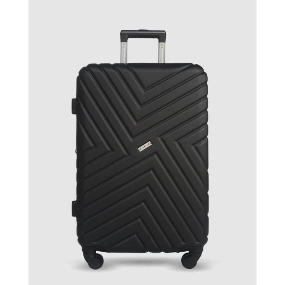 JETT BLACK Black Maze Series Medium Suitcase JE237AC24PTR