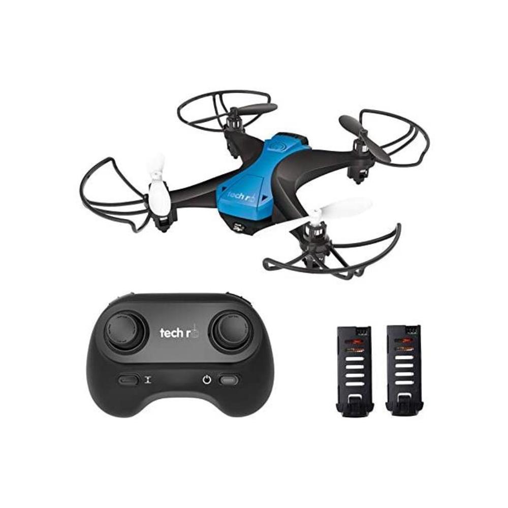 tech rc Mini Drone for Kids, Long Flight Time RC Drone with 2 Batteries, Fun for Play with 3D Flips, Auto Hovering, Headless Mode, One-Key Take Off/Landing, Easy Fly Toy Drone for B07SV38PBB