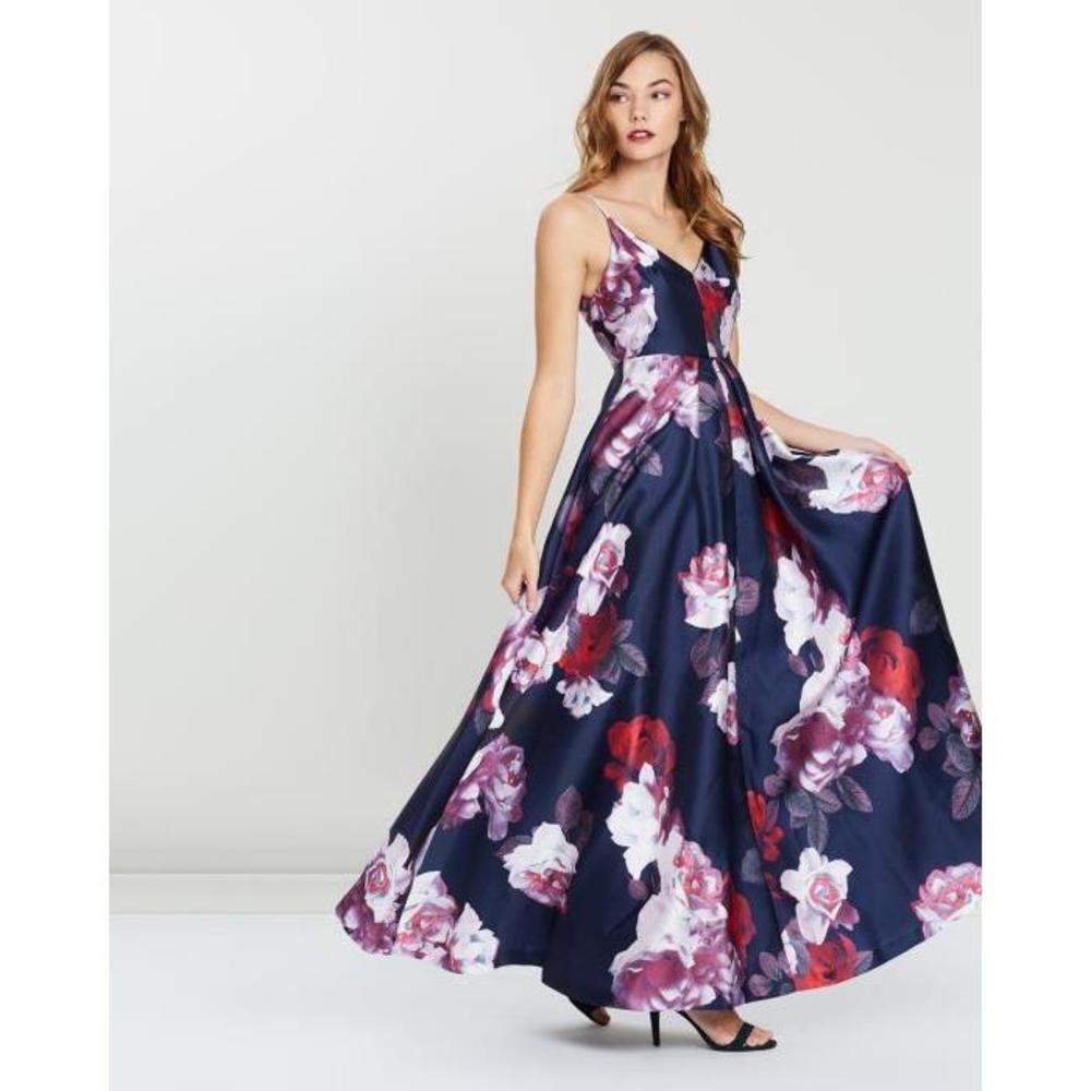 Montique Rosetta Floral Gown MO788AA36OWL