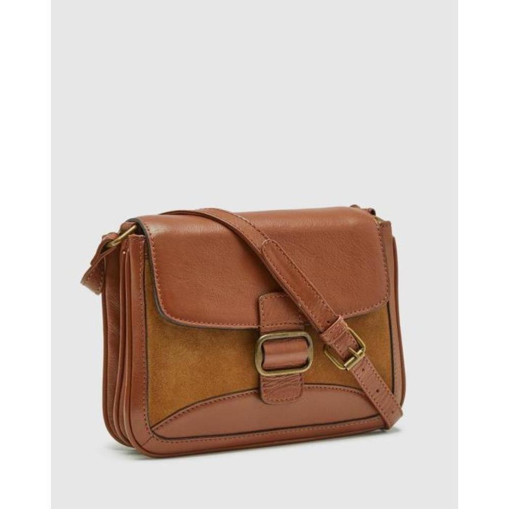 Oxford Harlow Leather And Suede Bag OX617AC83RVC