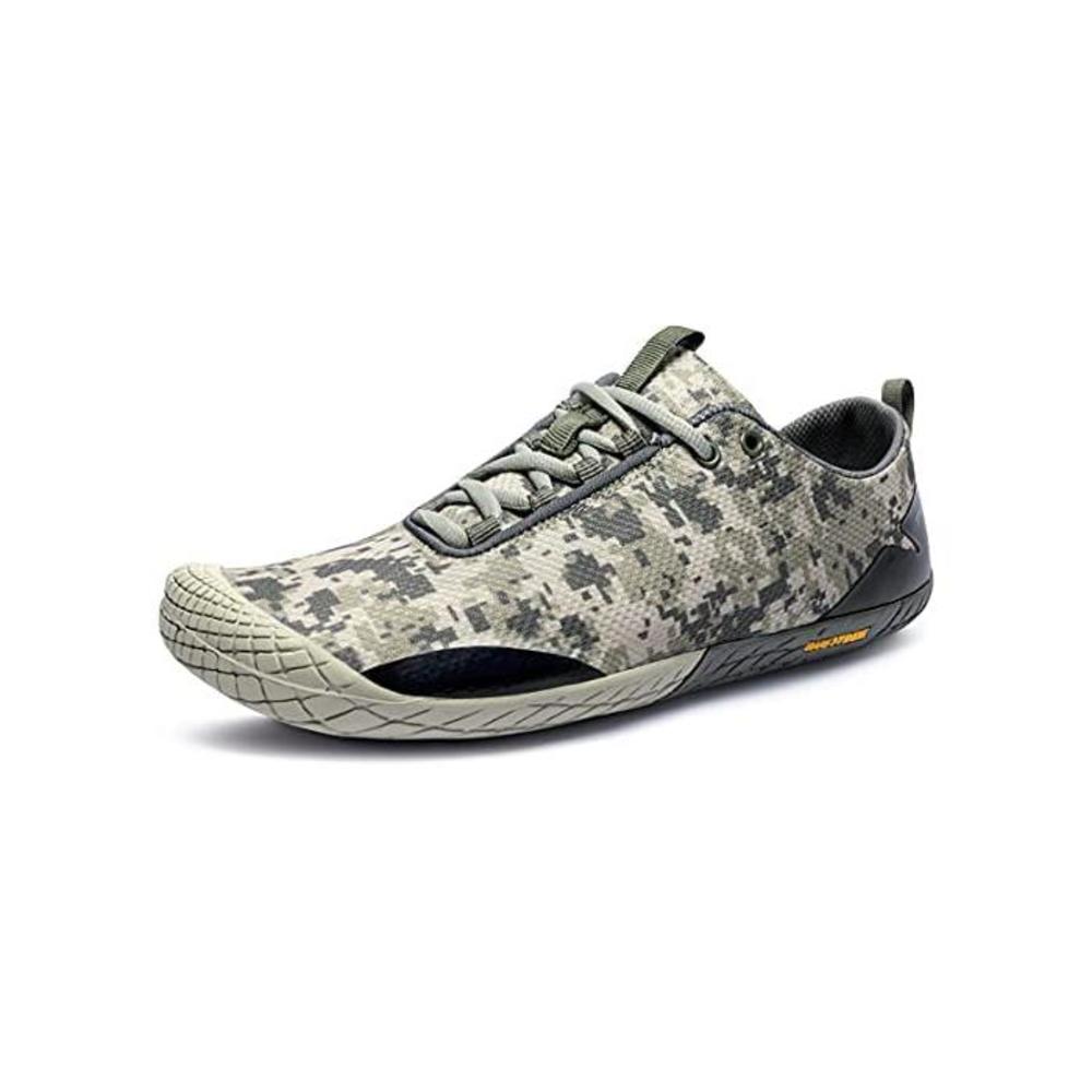 TSLA Mens Trail Running Shoes, Lightweight Athletic Zero Drop Barefoot Shoes, Non Slip Outdoor Walking Minimalist Shoes B095NHZV1X
