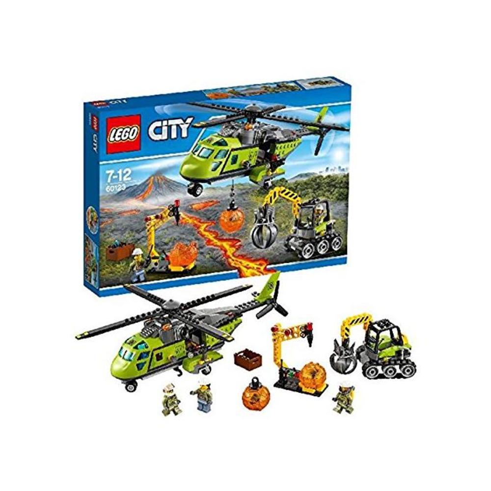 LEGO 레고 시티 Volcano Supply Helicopter 60123 Playset 토이 B01AC1AOM0