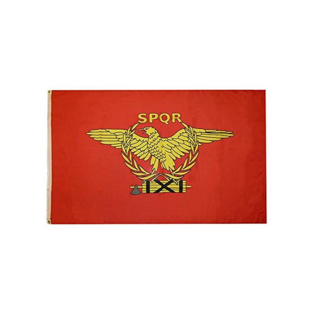 Trade Winds Roman Empire SPQR Senate and People Rome Flag Poly Nylon 3x5 3x5 Flag Premium Fade Resistant B081PK7ZG6