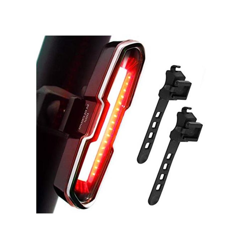 DON PEREGRINO 110 Lumens Powerful LED Rear Bike Light, Rechargeble Bicycle Tail Light with Multiple Modes for Night &amp; Daytime Use - Essential Cycling Accessory for Safety B07XH1NVGR