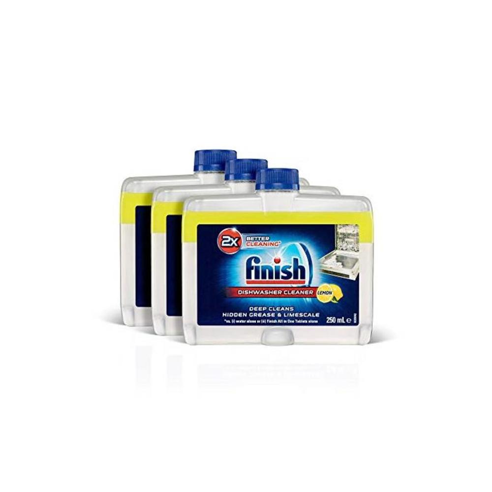 Finish Dishwasher Cleaner Liquid Lemon Triple Pack (3 x 250ml) B07JRFH3M3