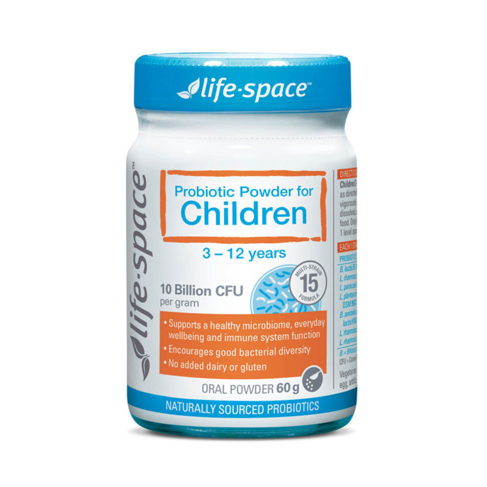 라이프스페이스 프로바이오틱 파우더 포 칠드런 60g Life Space Probiotic Powder For Children 60g (유통기한 22년 5월까지, 2달분)