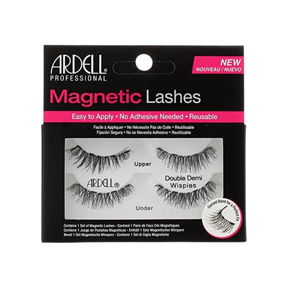 Ardell Double Demi Wispies Magnetic Lashes, Black, (1 pack) (AII67952) B0775WCTJ2
