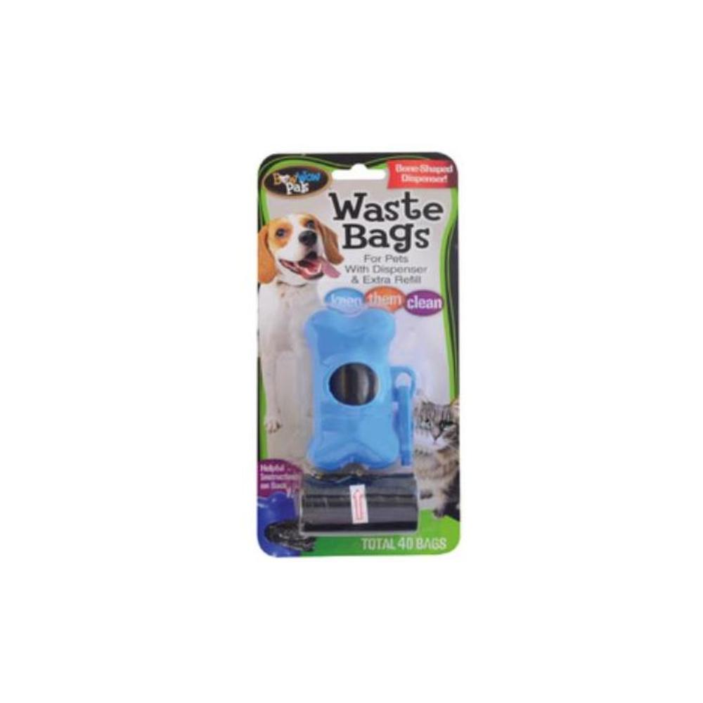 Bow Wow Waste Bags Bone Shaped Dispenser &amp; Refill 1 pack 2941076P
