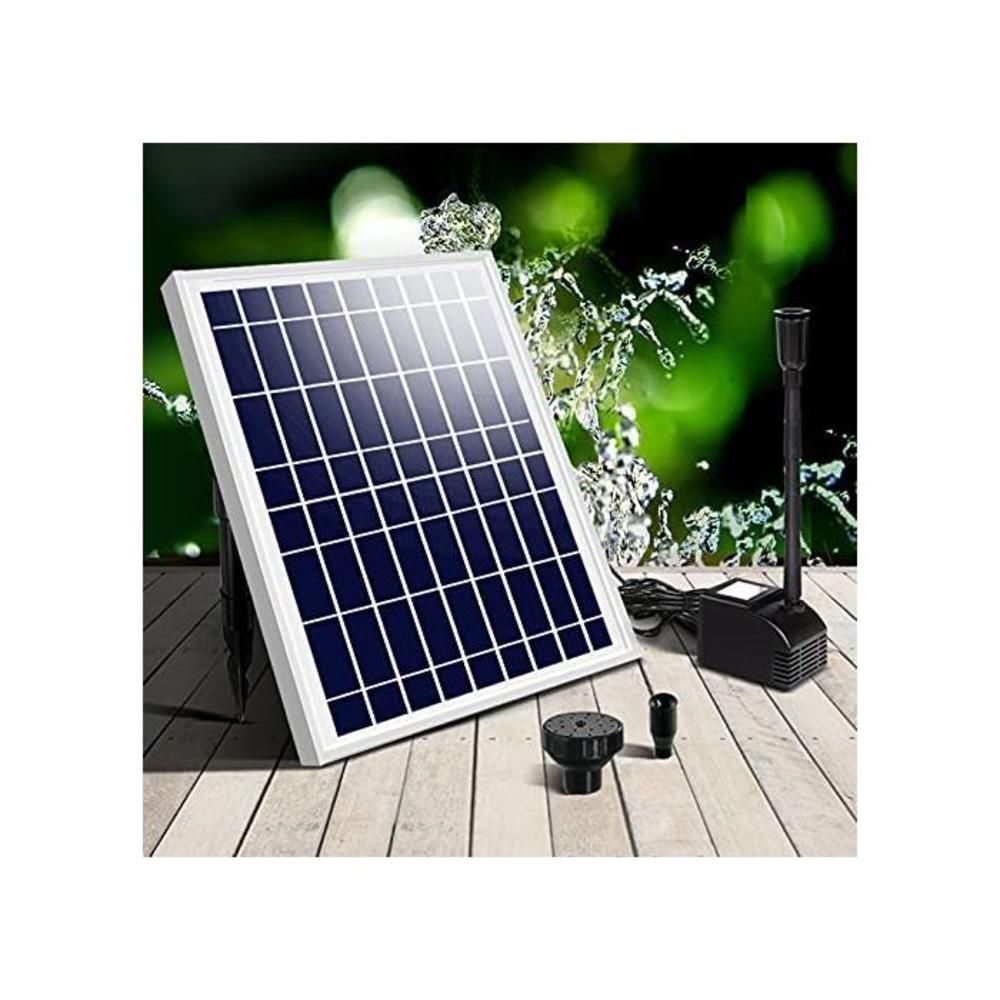 Solar Powered Water Pump Gardeon Solar Pump Kit - 60W Solar Panel and Brushless DC Submersible Pump for Patio, Garden and Pond B07JL8DGH9