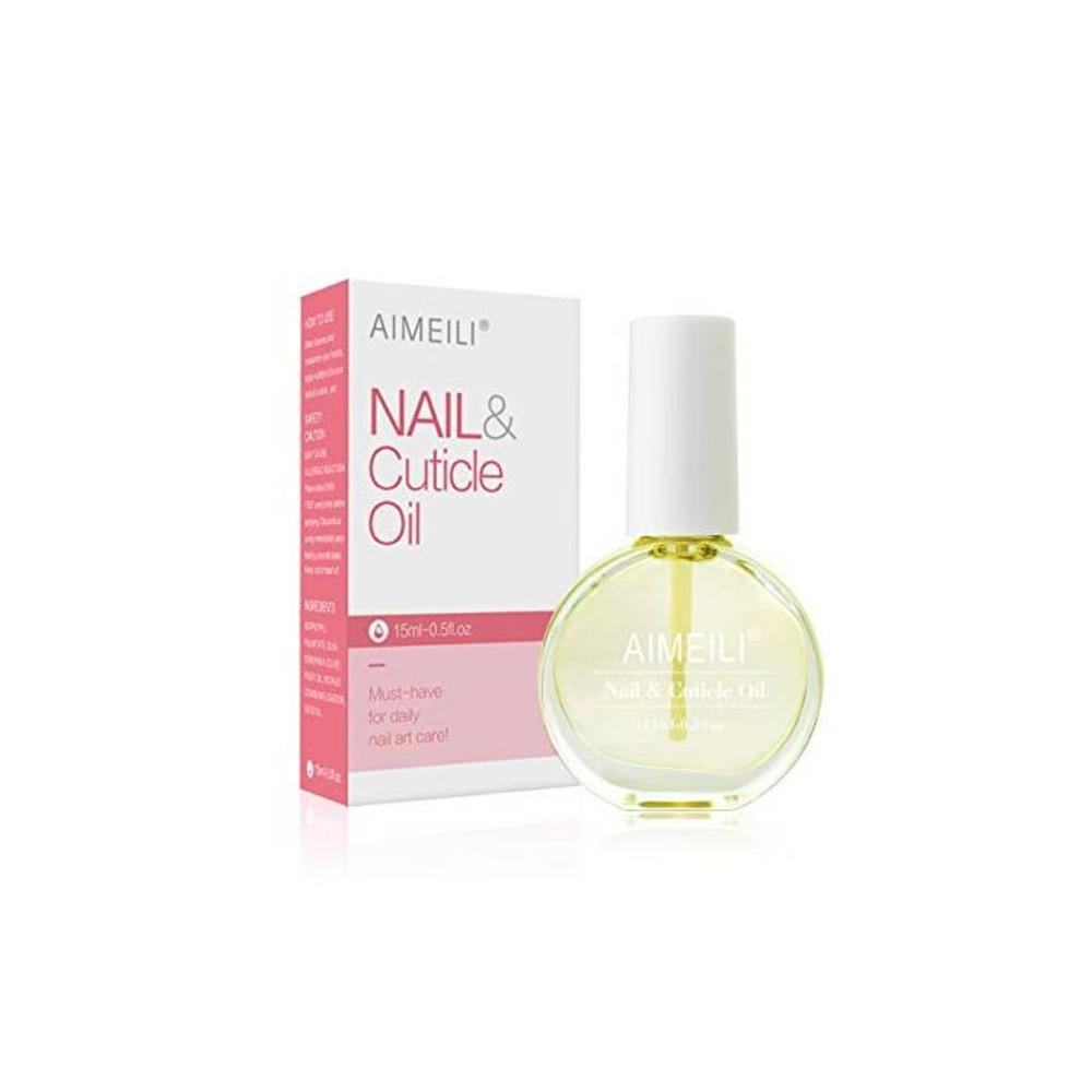 AIMEILI Natural Nail &amp; Cuticle Oil, Cuticle Skin Care Nail Moisturizer 15ml B083BLPJCH