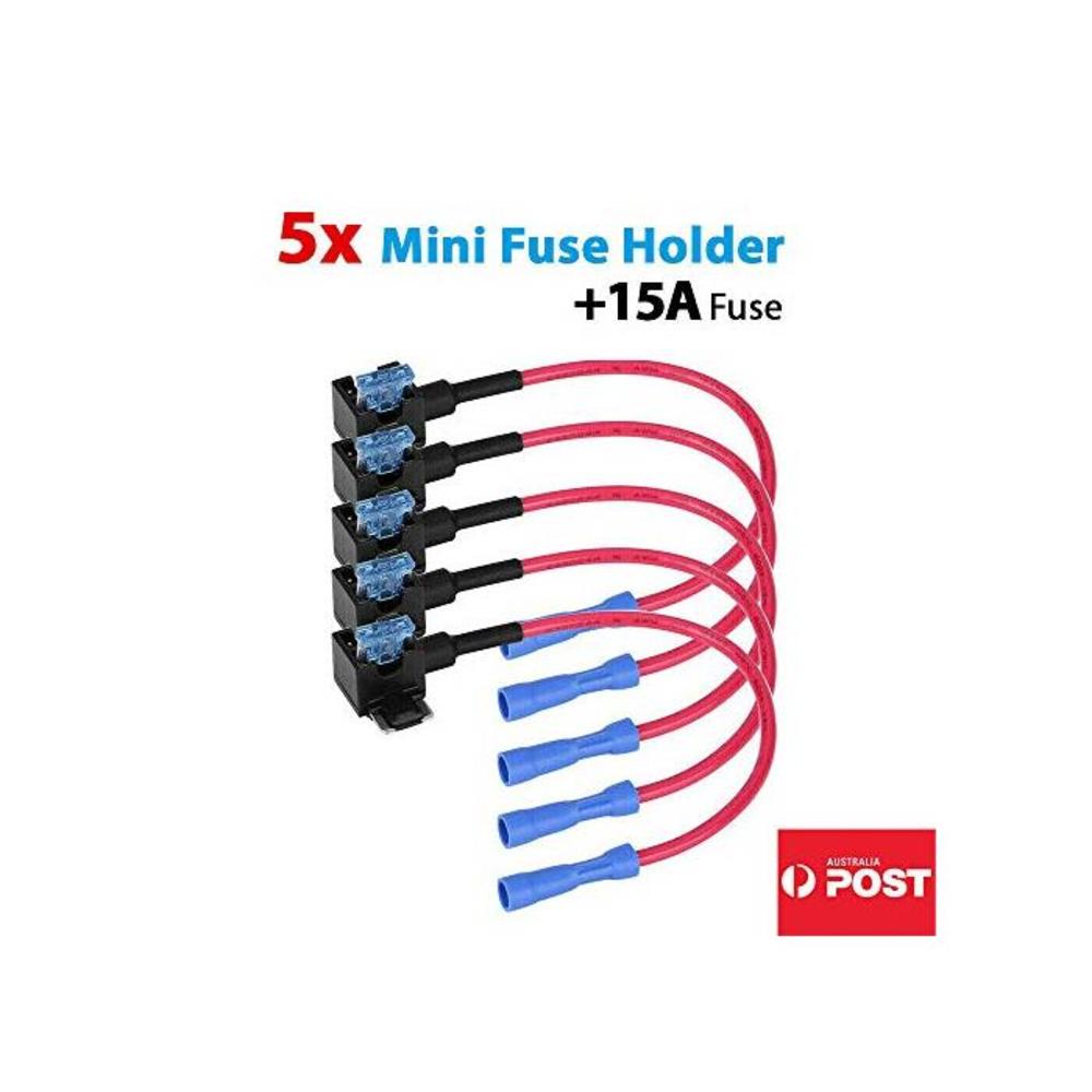 5PCS Add A Circuit Fuse Tap Car Mini Micro Blade Fuse Box Holder 12V Low Profile B07THHLF3C